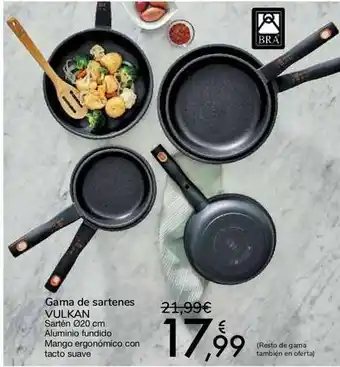 Carrefour Gama de sartenes vulkan oferta