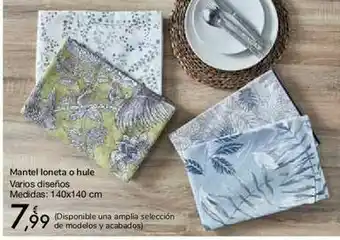 Carrefour Mantel loneta o hule oferta