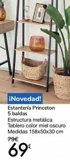 Carrefour Estantería princeton 5 baldas oferta