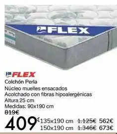Carrefour Flex colchón perla oferta