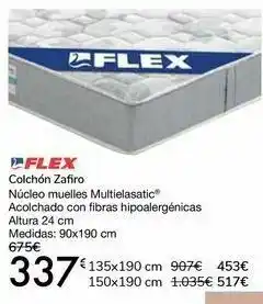 Carrefour Flex colchón zafiro oferta
