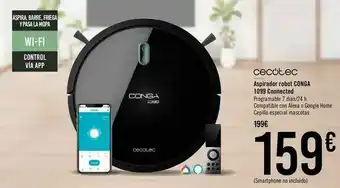 Carrefour Cecotec aspirador robot conga 1099 connected oferta