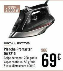 Carrefour Rowenta plancha promaster dw8210 oferta