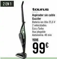 Carrefour Taurus aspirador sin cable guzzler oferta