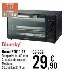 Carrefour Bluesky horno bt010-17 oferta