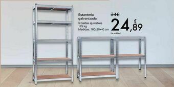 Carrefour Estantería galvanizada oferta