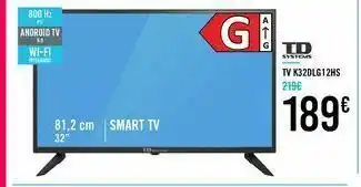 Carrefour Tv k32dlg12hs td systems oferta
