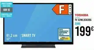 Carrefour Tv 32wl3c63dg toshiba oferta