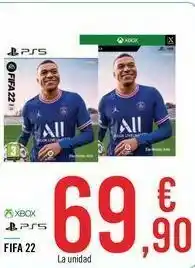 Carrefour Fifa 22 ps5, xbox one oferta