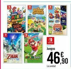 Carrefour Juegos nintendo switch oferta