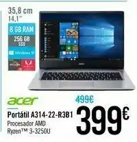 Carrefour Portátil a314-22-r3b1 acer oferta