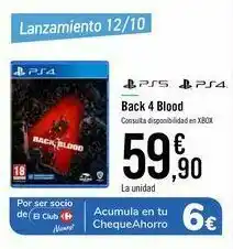 Back 4 blood ps4