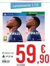 Carrefour Fifa 22 ps4, xbox one oferta