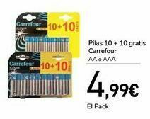 El precio y las condiciones de Carrefour están en el catálogo o el sitio  web que dirigen.