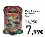 Carrefour Pack 4 figuras gormiti oferta