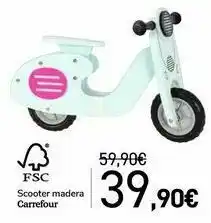 Carrefour Scooter madera carrefour oferta