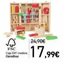 Carrefour Caja diy madera carrefour oferta