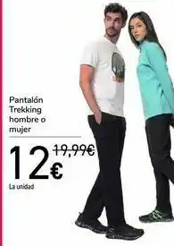 Carrefour Pantalón trekking hombre o mujer oferta