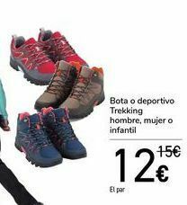 Carrefour Bota o deportivo trekking hombre, mujer o infantil oferta