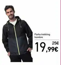 Carrefour Parka trekking hombre oferta