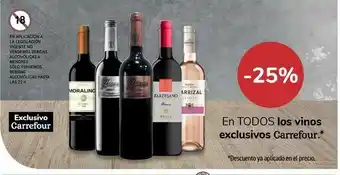 Carrefour Express En todos los vinos exclusivos carrefour oferta