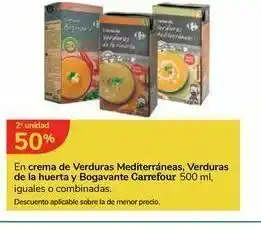 Carrefour Express Crema de verduras mediterráneas, verduras de la huerta y bogavante carrefour, ml oferta
