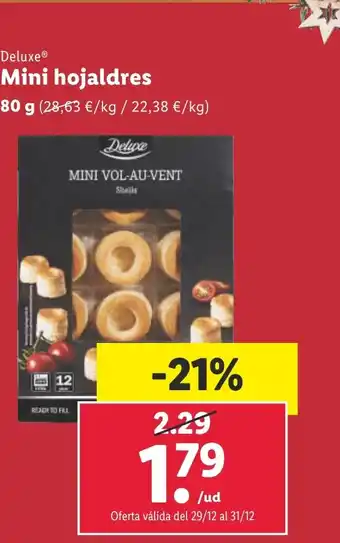Lidl Mini hojaldres oferta