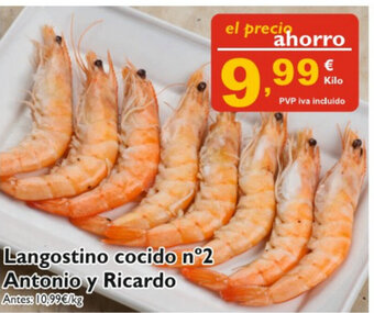 Supermercados La Despensa Langostino cocido n 2 Antonio y Ricardo oferta