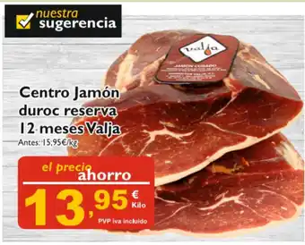 Supermercados La Despensa Centro Jamón duroc reserva 12 meses Valja oferta