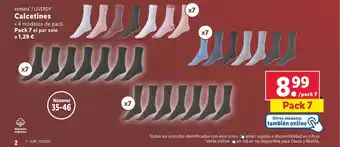 Lidl Calcetines oferta