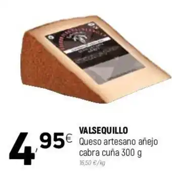 Coviran Valsequillo Queso artesano añejo cabra cuna 300g oferta