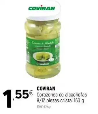 Coviran Coviran Corazones de alcachofas 160g oferta