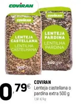 Coviran Coviran Lenteja castellana o pardina extra 500g oferta