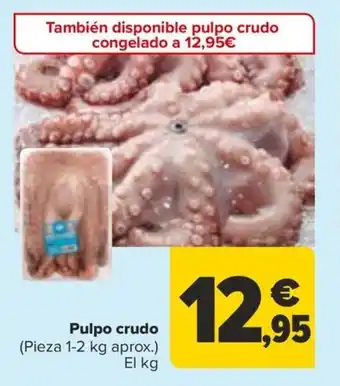 Carrefour Pulpo crudo oferta