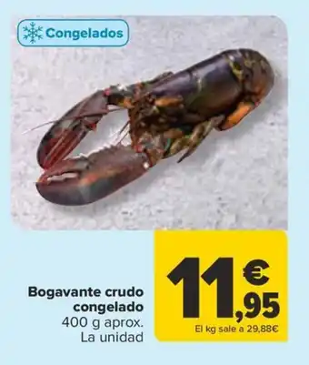 Carrefour Bogavante crudo congelado oferta