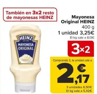 Carrefour Mayonesa Original HEINZ oferta