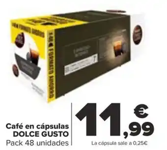 Carrefour Café en cápsulas DOLCE GUSTO oferta