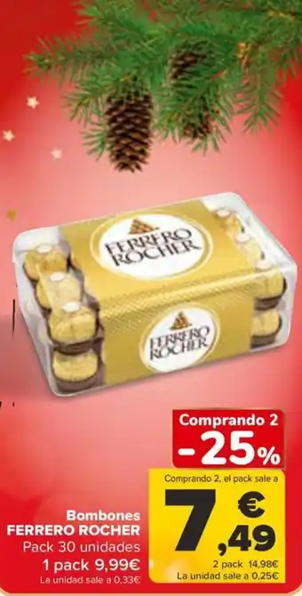 Carrefour Bombones FERRERO ROCHER oferta