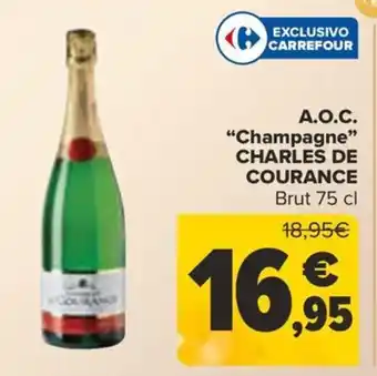 Carrefour A.O.C. "Champagne" CHARLES DE COURANCE oferta