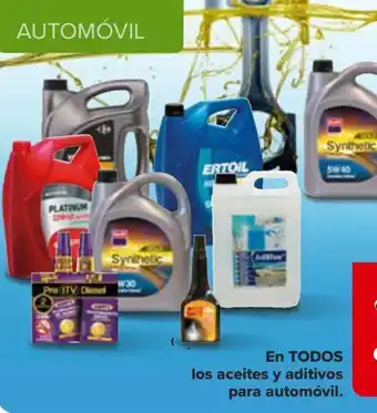 Carrefour EN TODOS los aceites y aditivos para automóvil. oferta