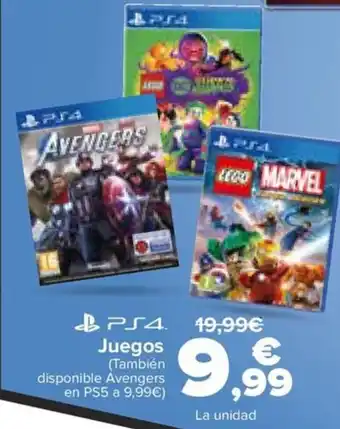 Carrefour Juegos oferta