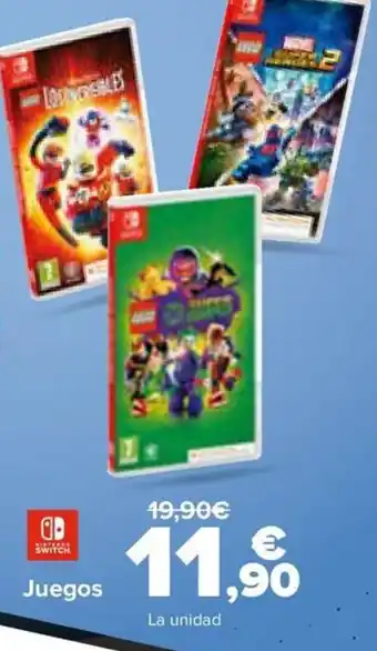 Carrefour Juegos oferta