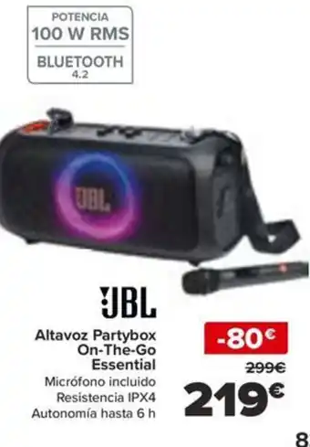 Carrefour Altavoz Partybox On-The-Go Essential oferta