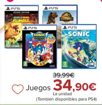 Carrefour Juegos oferta