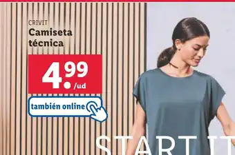 Lidl Camiseta técnica oferta