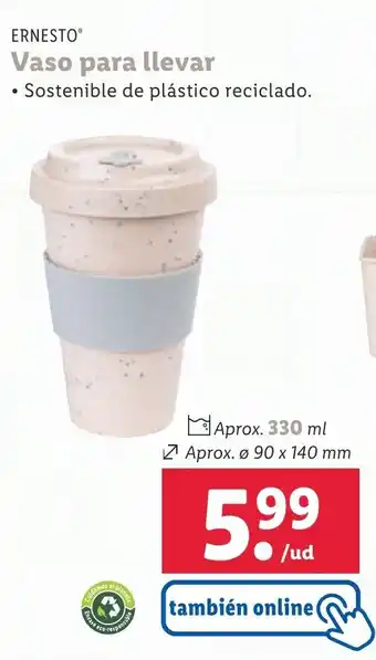 Lidl Vaso para llevar oferta