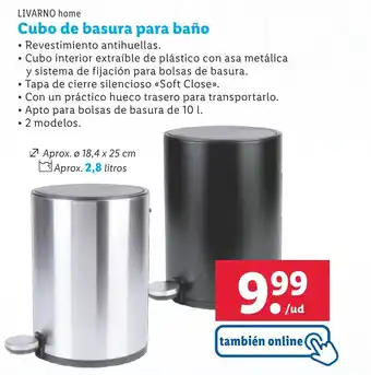 Lidl Cubo de basura para baño oferta