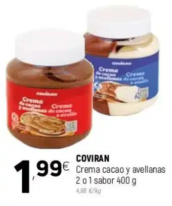 Coviran Crema cacao y avellanas 400g