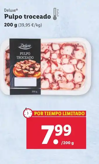 Lidl Pulpo troceado 200 g oferta
