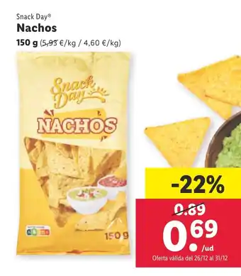 Lidl Nachos oferta